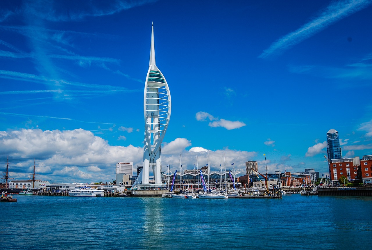 The Spinnaker tower in Portsmouth